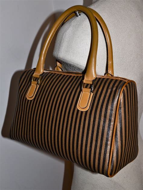 fendi striped doctor bag